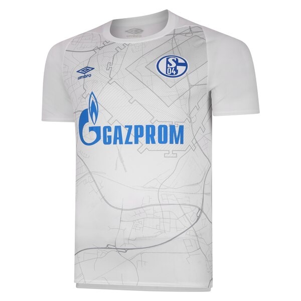 Tailandia Camiseta Schalke 04 Segunda Equipación 2020-2021 Blanco